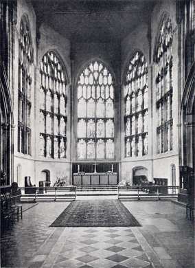 The altar of St. Michael's in 1940