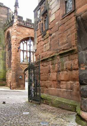 Steven's Photo of where the Stocks in Bayley Lane used to stand